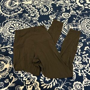 CRZ yoga super high waisted leggings 25” olive